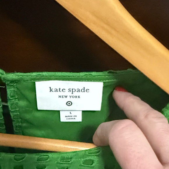 Kate Spade Vibrant Green Textured Blouse - Picture 2 of 3